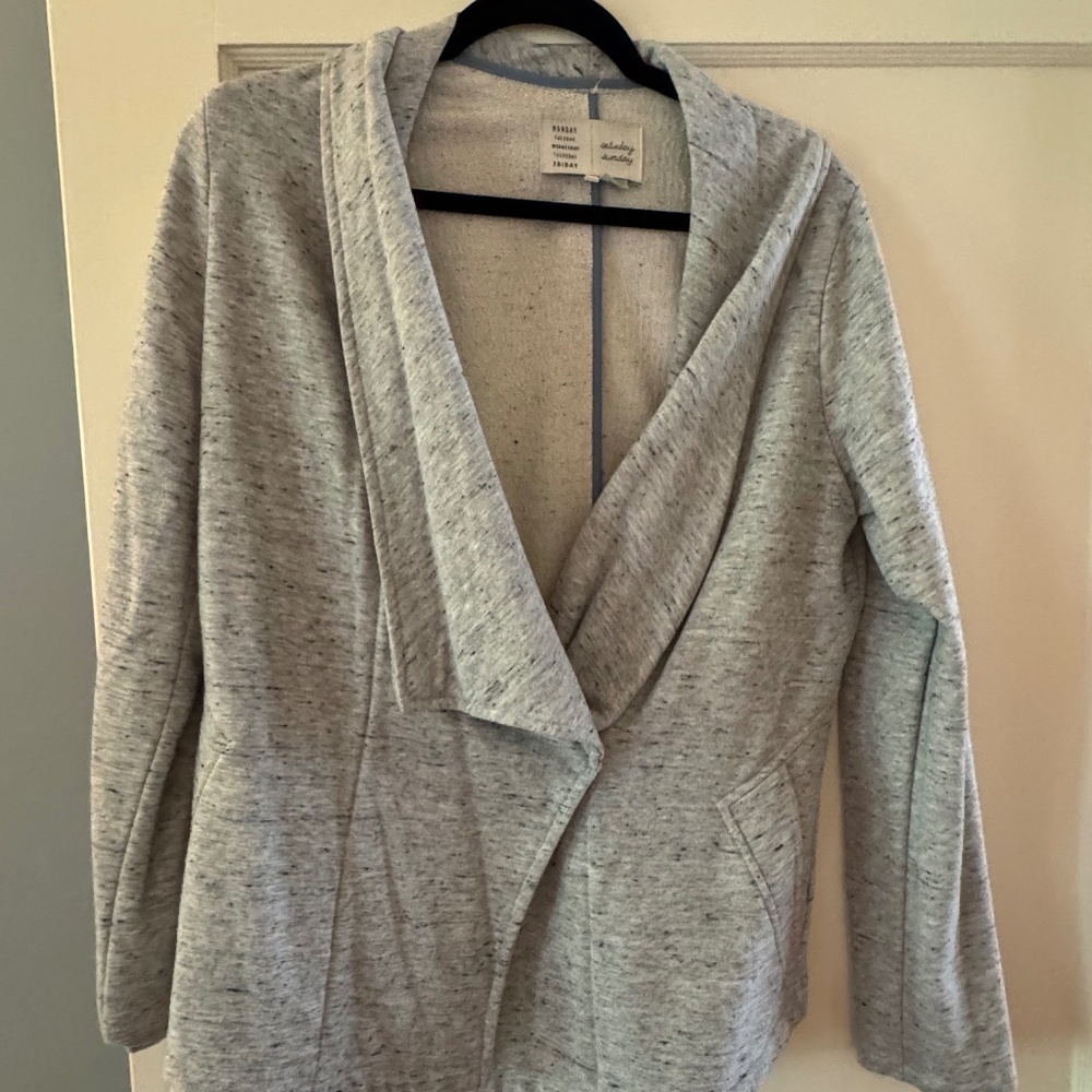 Anthropologie Bomber Sweatshirt